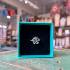 Sterling Silver Small Rose Ring