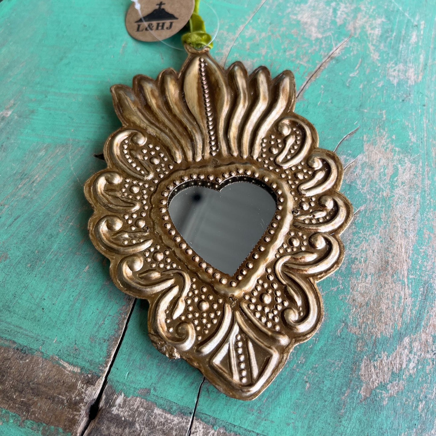 Small Mirrored Sacred Hearts