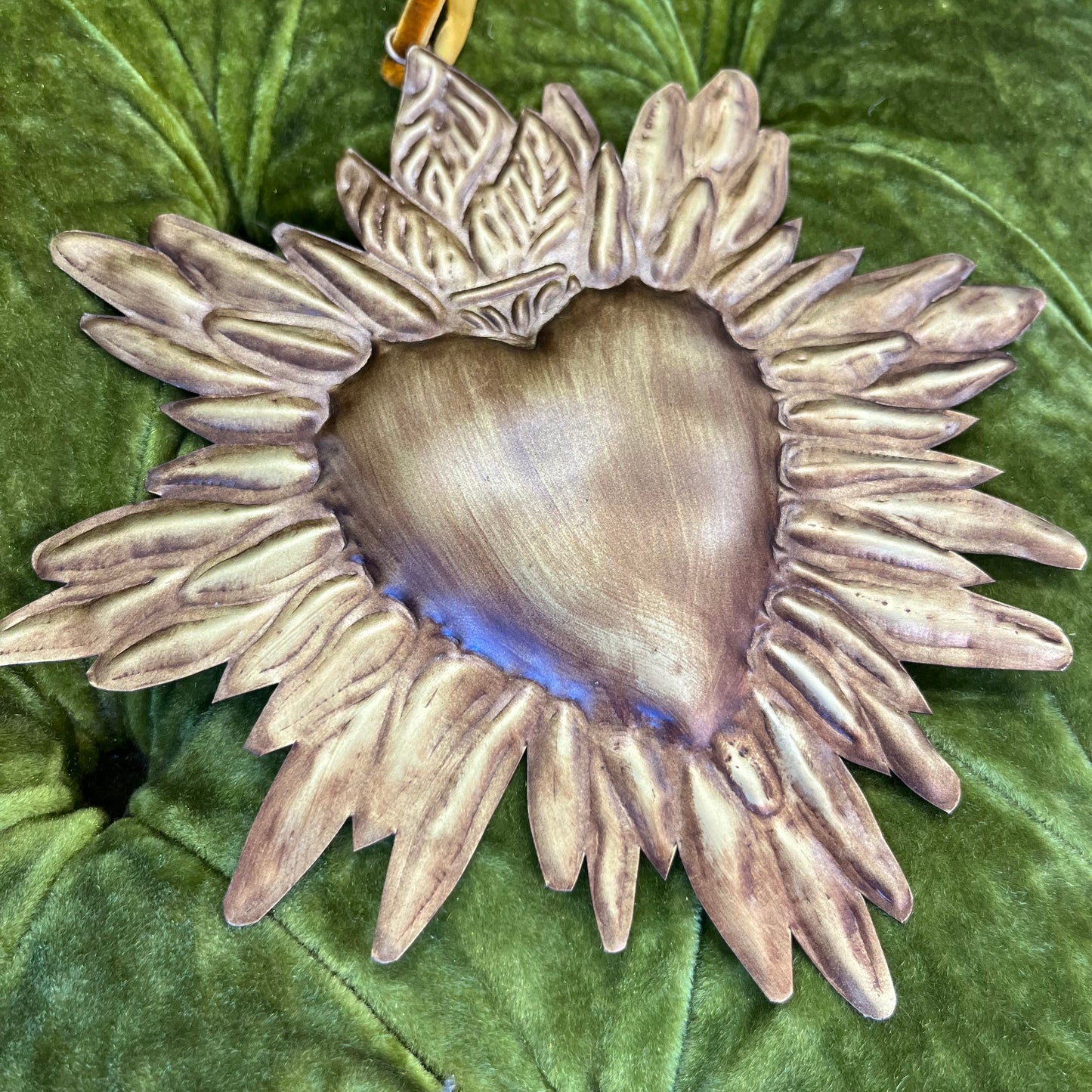 Sacred Heart with Rays Ornament