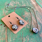 Flowers for Mom Necklace or Earrings