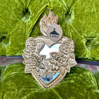 Discontinued Tin Immaculate Heart of Mary Mirror