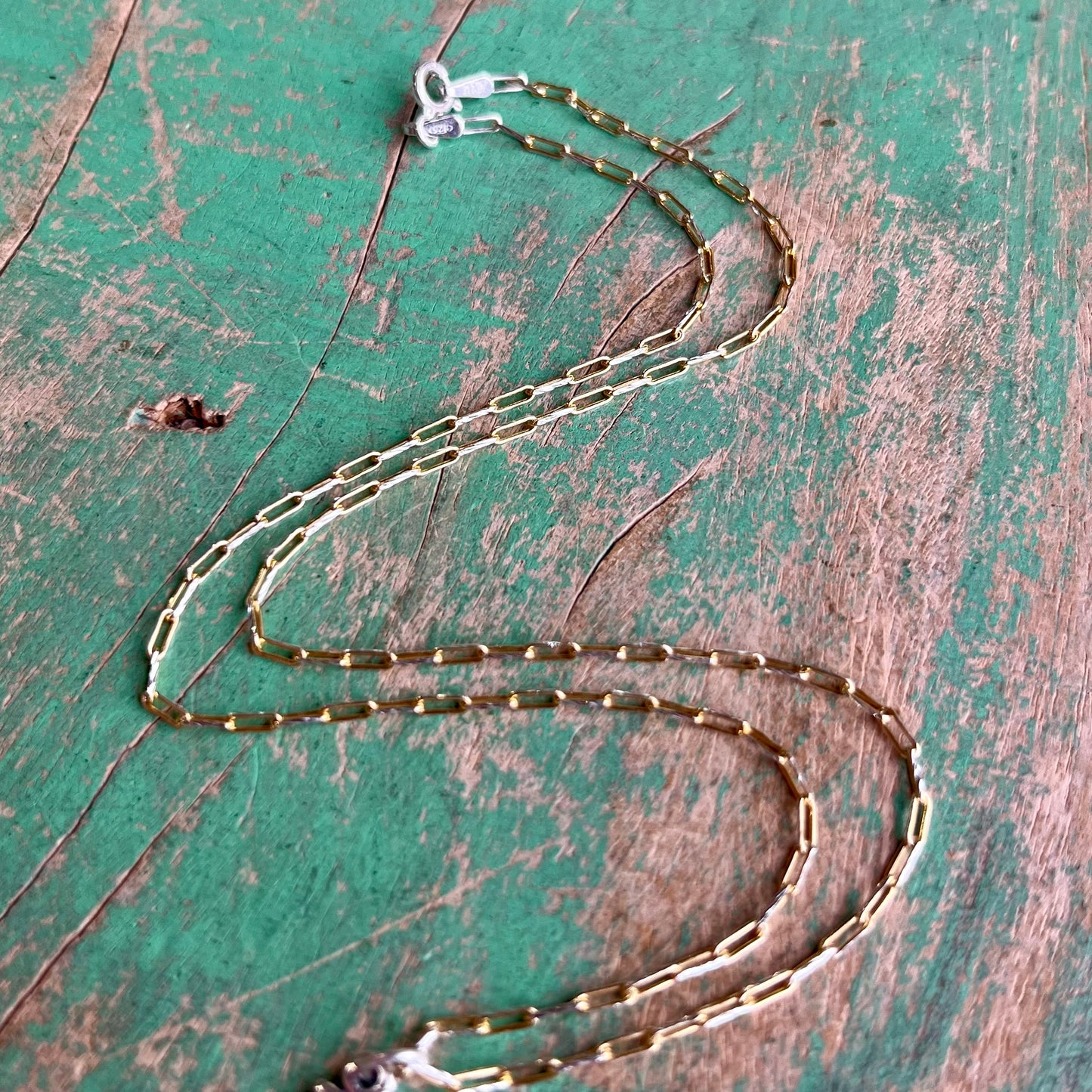 Holy Spirit Two Tone Necklace