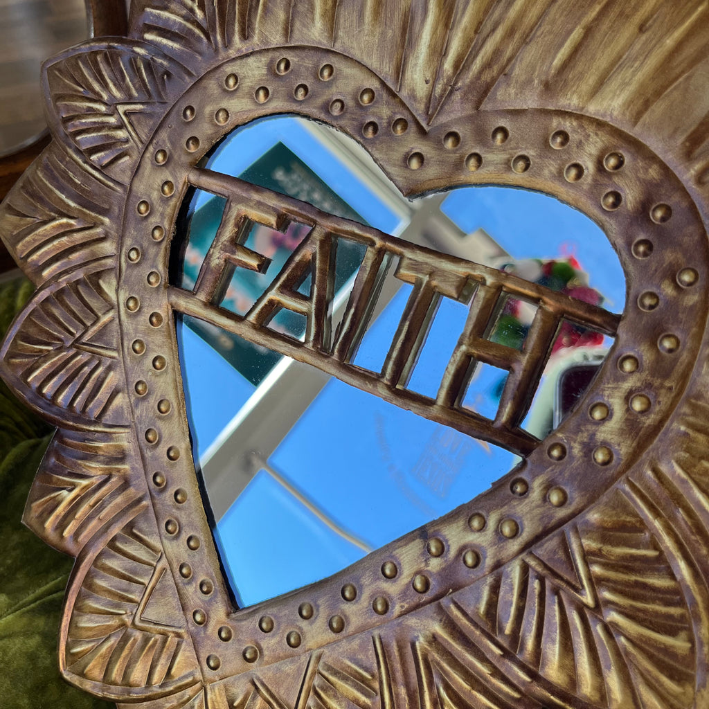 Faith, Hope and Love Sacred Heart Mirrors