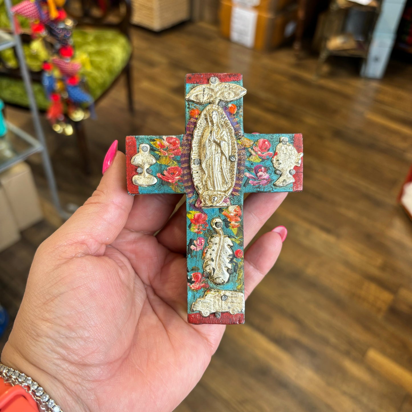 Small Milagros OLG Cross