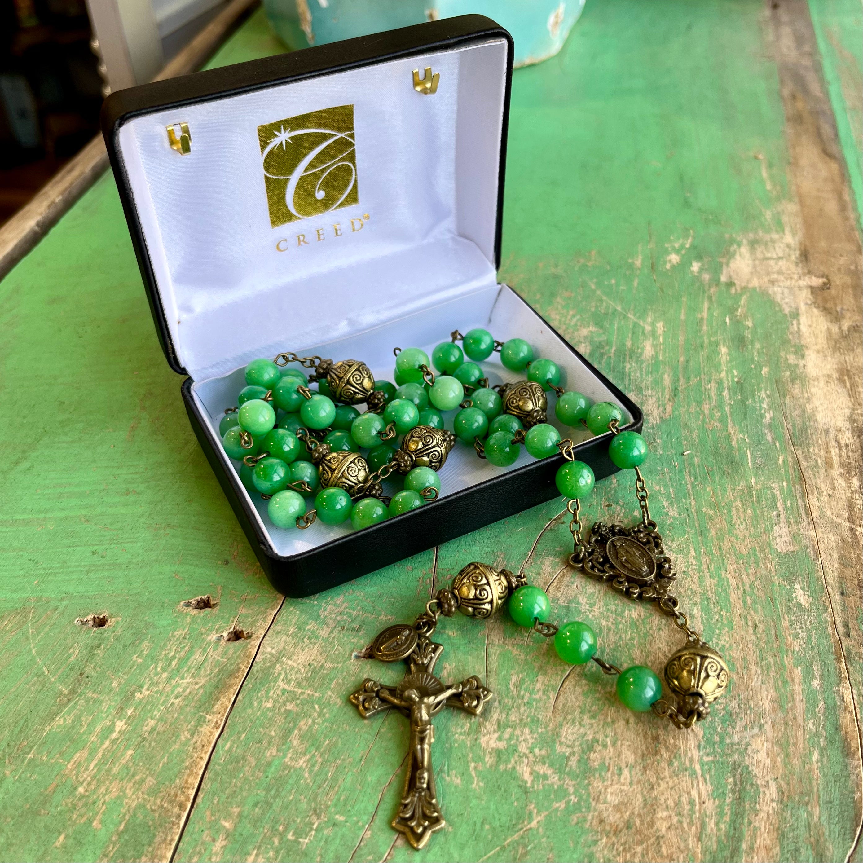 Green Mantle of Mary Rosary