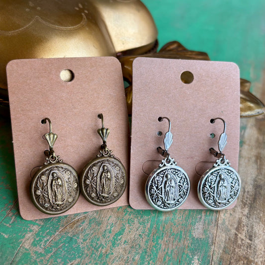 Bubble Virgencita Earrings