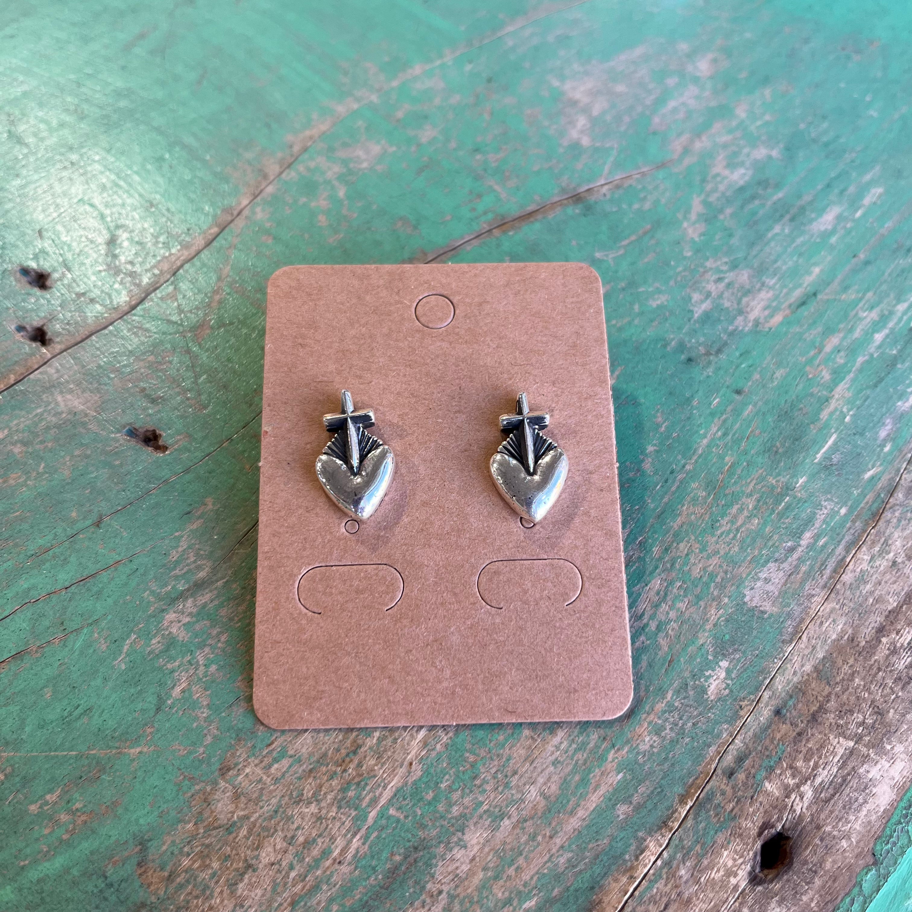 Sterling Silver Heart's on Fire Sterling Silver
