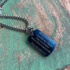 Guardian Blue 24" Necklace
