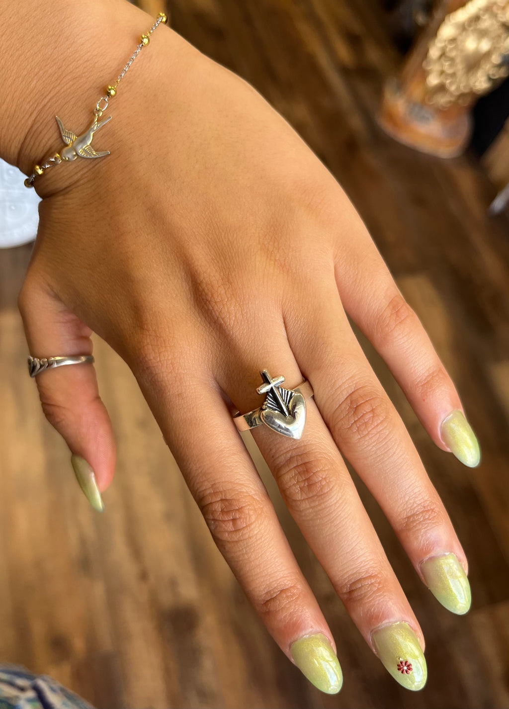 Sterling Silver Heart's on Fire Sterling Silver