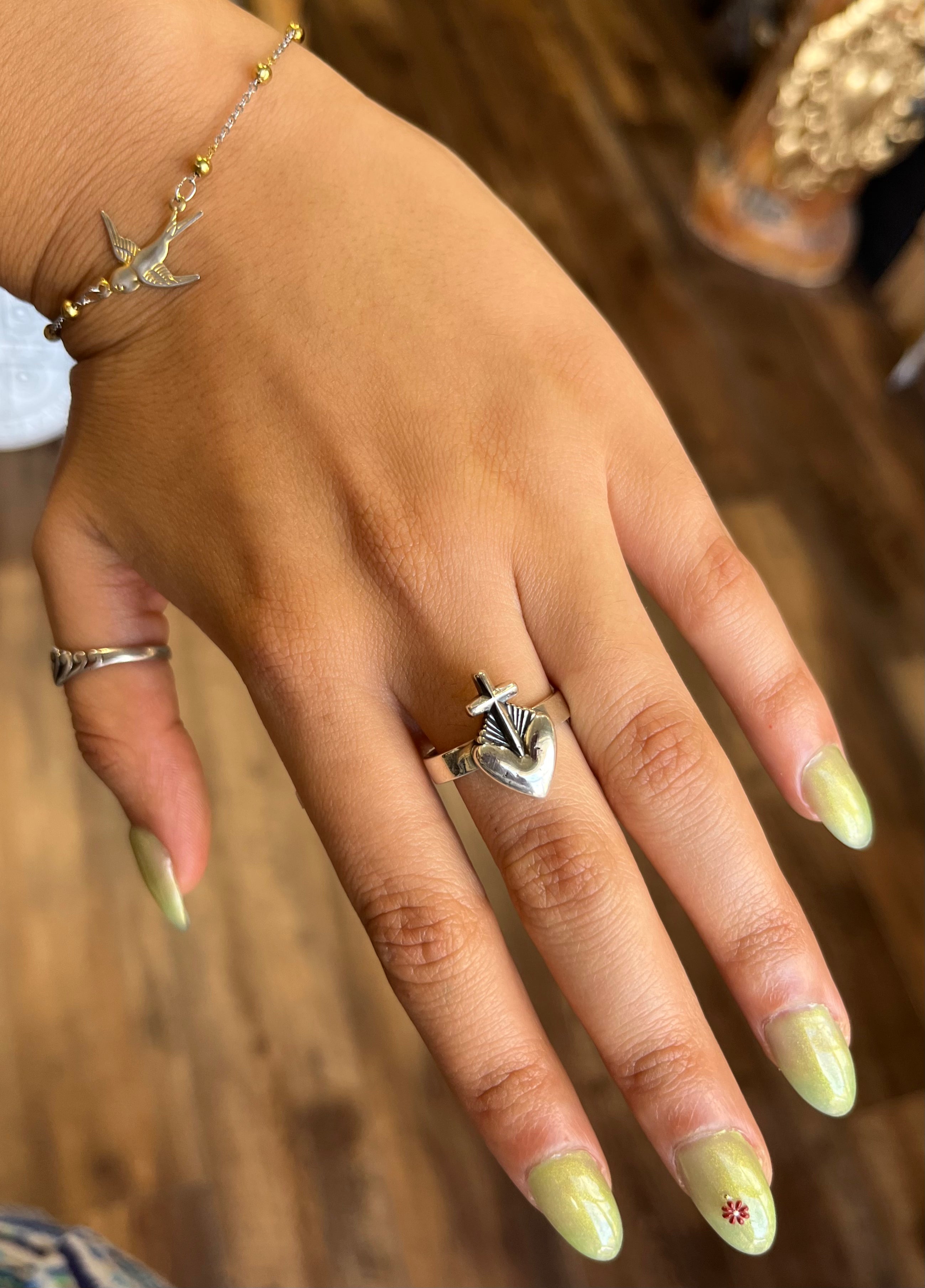 Sterling Silver Heart's on Fire Sterling Silver
