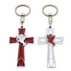 Confirmation Cross Keychain