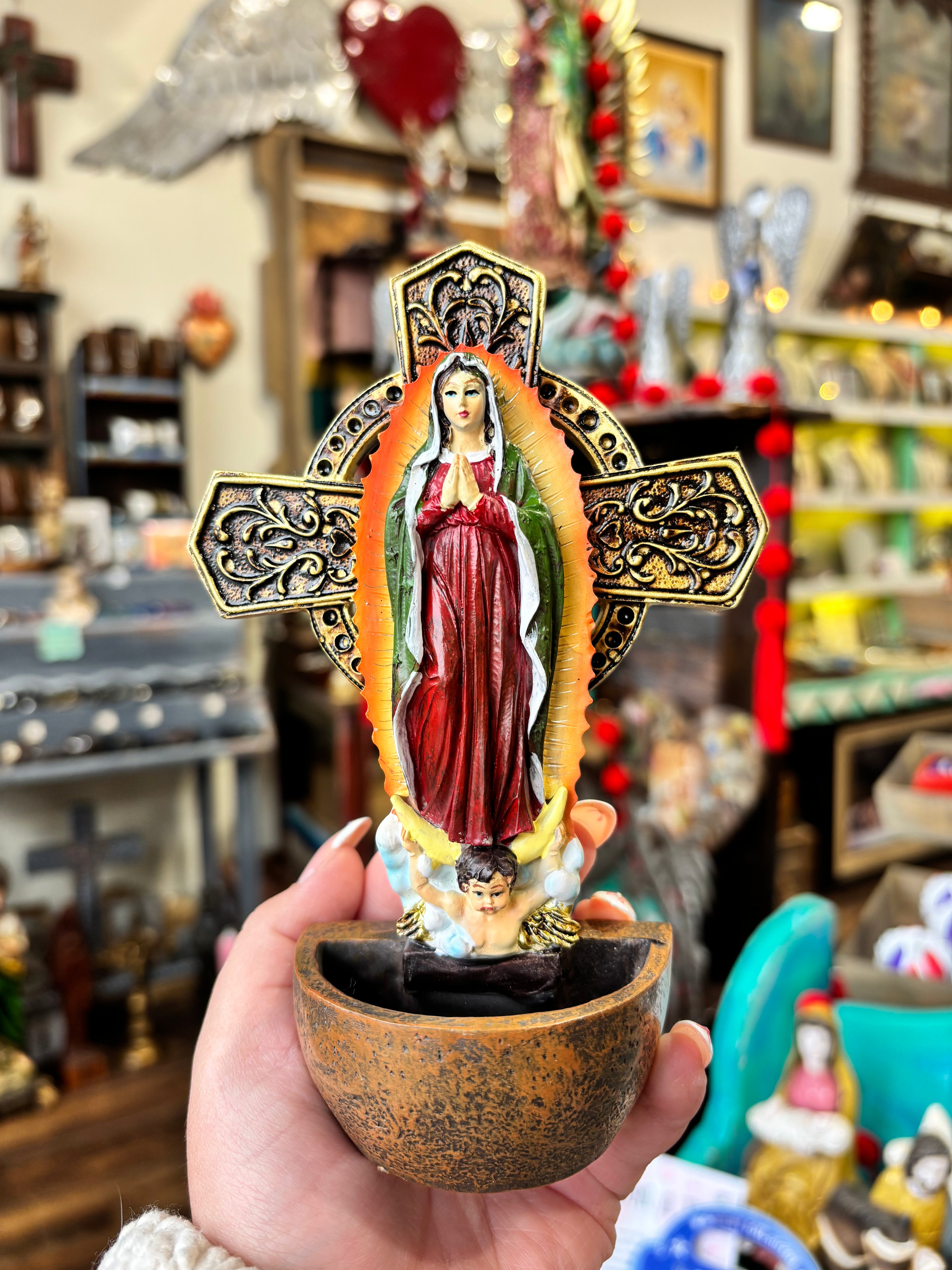 Our Lady Holy Water Fonts