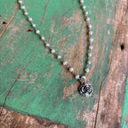 Sweet Rose Pearl Necklace or Earrings