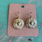 Round Rays Beaded Necklace or Earrings