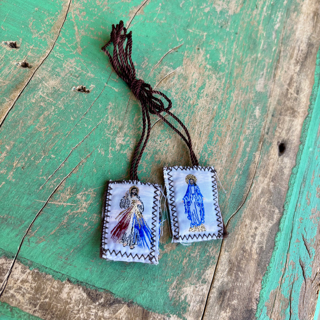 Divine Mercy/Our Lady of Grace Cloth Scapular