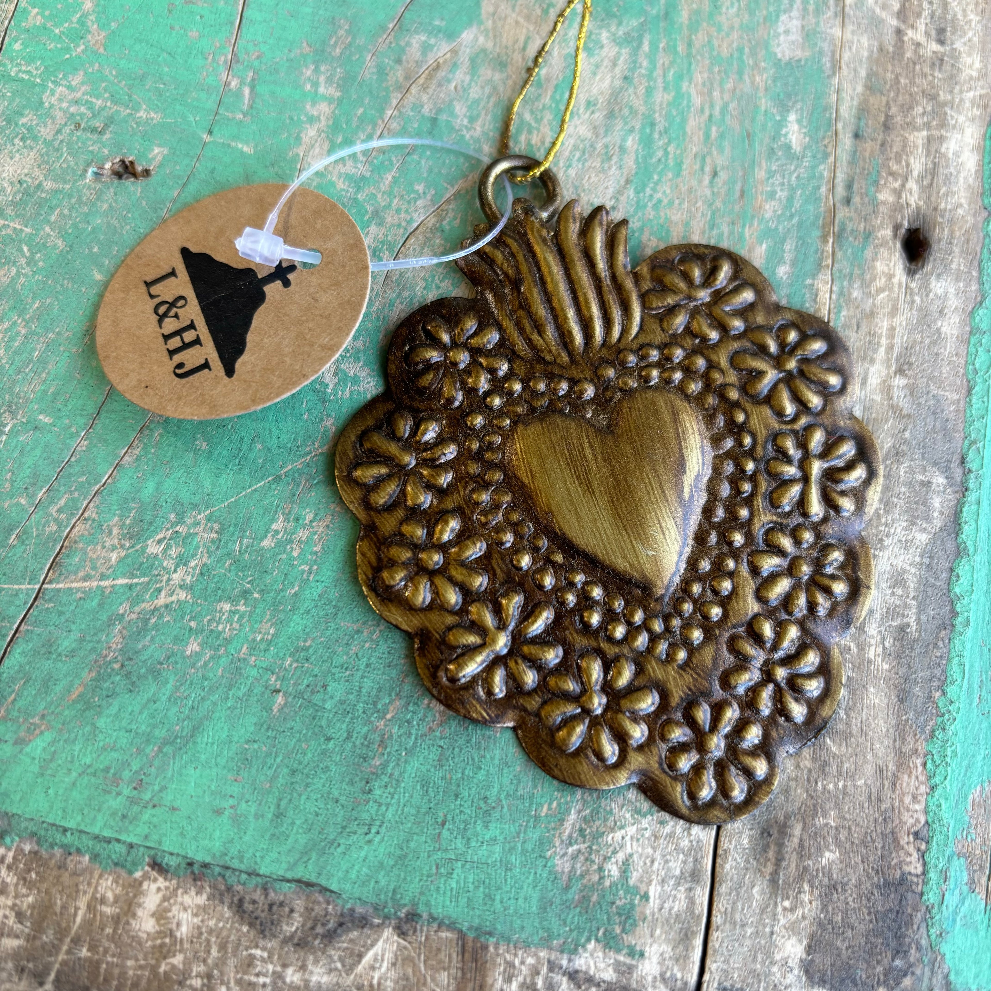 Floral Tin Sacred Hearts
