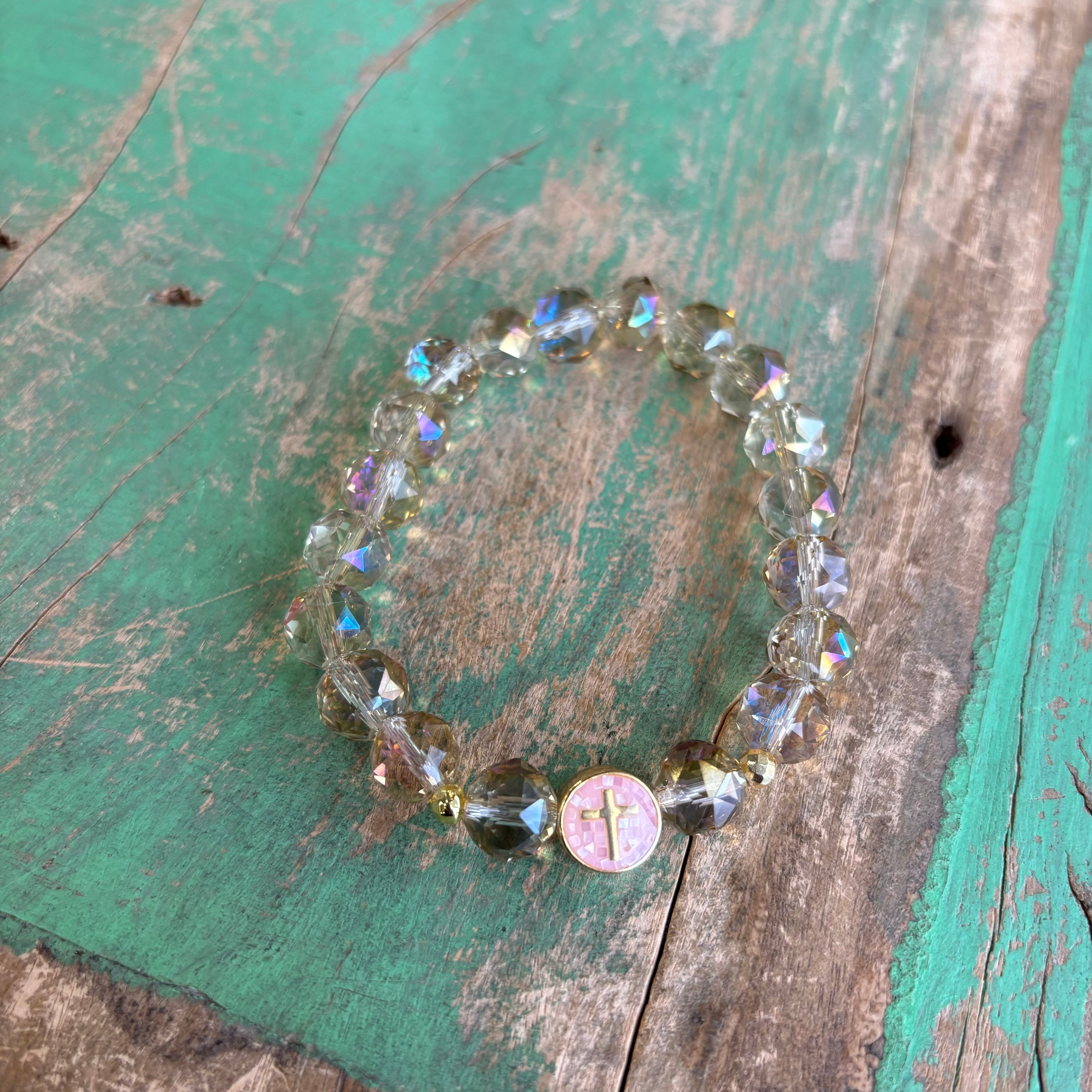 Crystal Mosaic Bracelet or Earrings