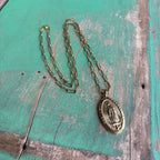 Long Gold Paperclip OLG Necklace