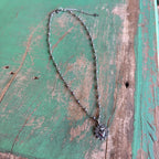 Sacred Heart Burst Hematite Necklace