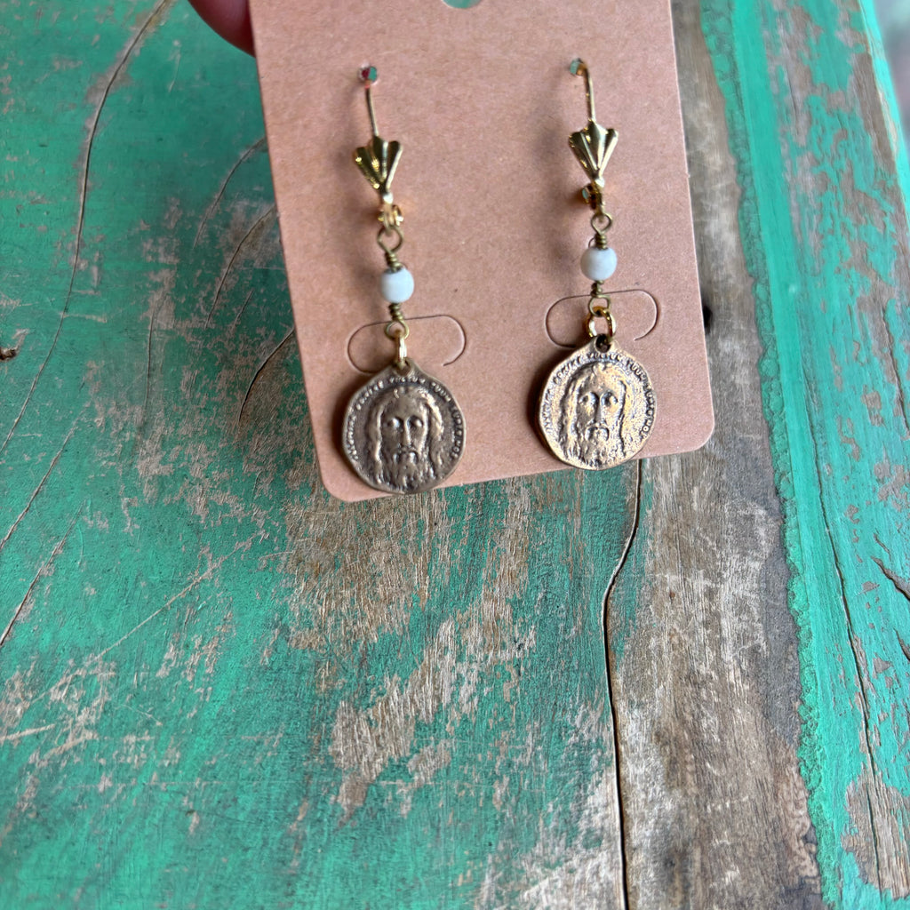 Holy Face of Jesus Necklace or Earrings