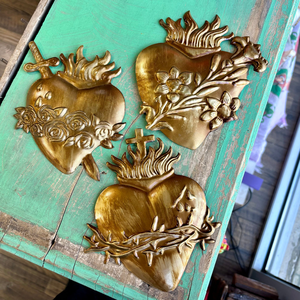 Hearts Of The Holy Family Ornament Set