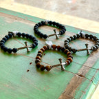 Men's Nail Cross Bracelet