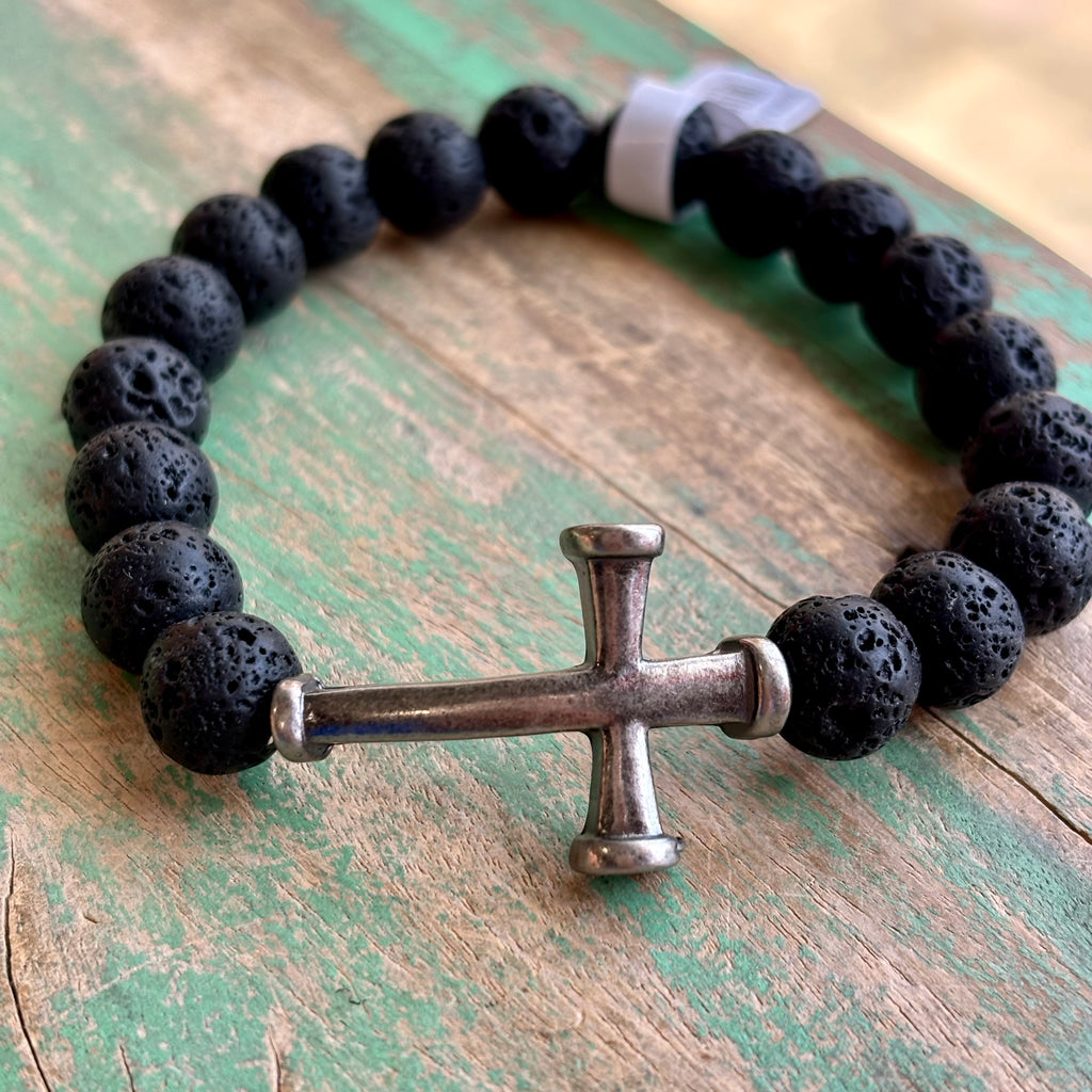 Men's Nail Cross Bracelet