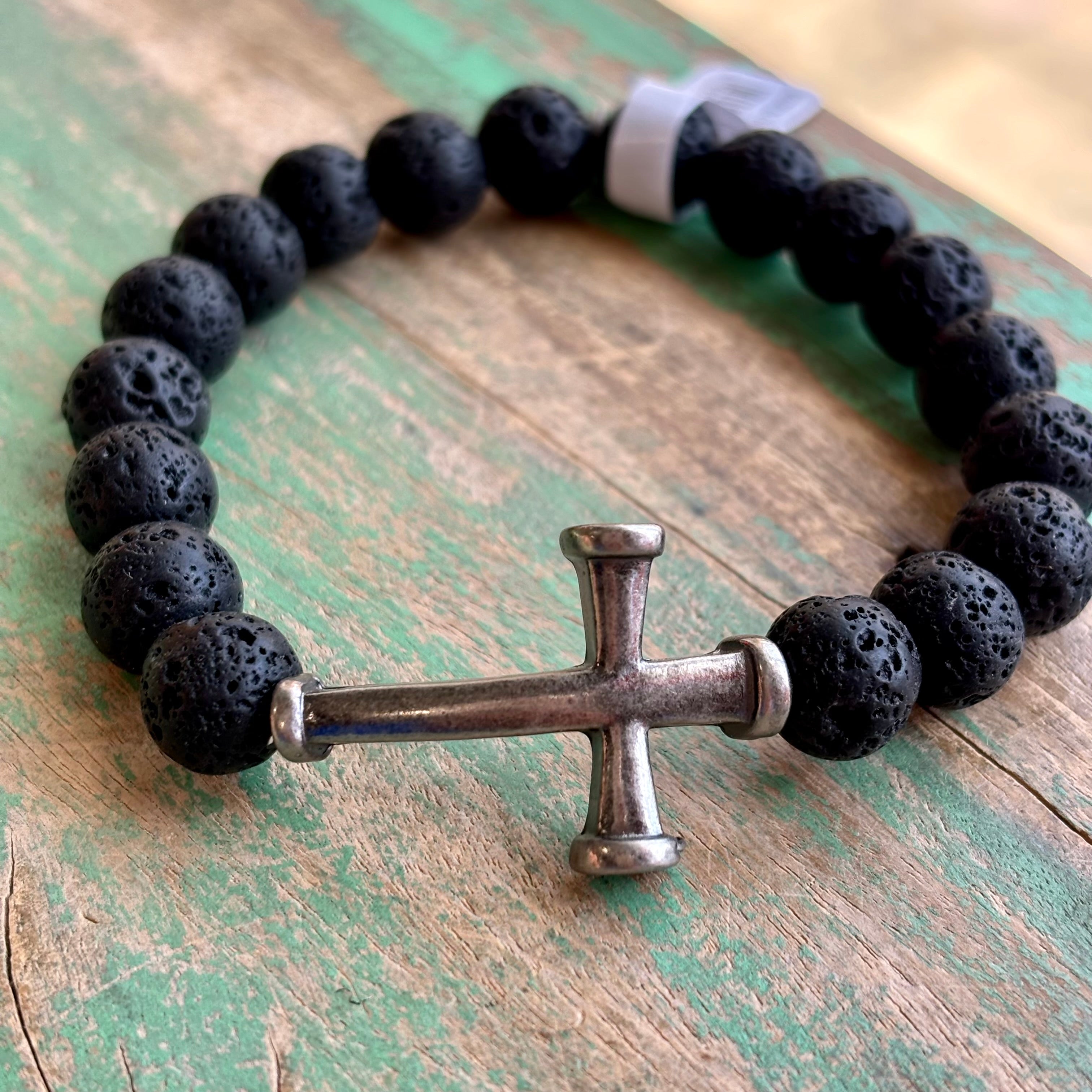 Men's Nail Cross Bracelet