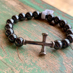 Men's Nail Cross Bracelet