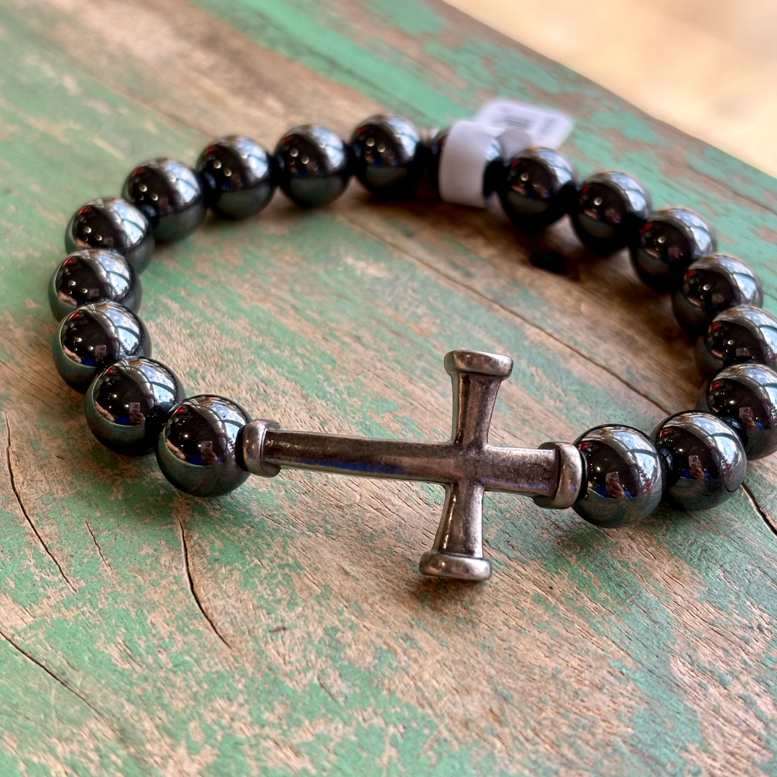Men's Nail Cross Bracelet