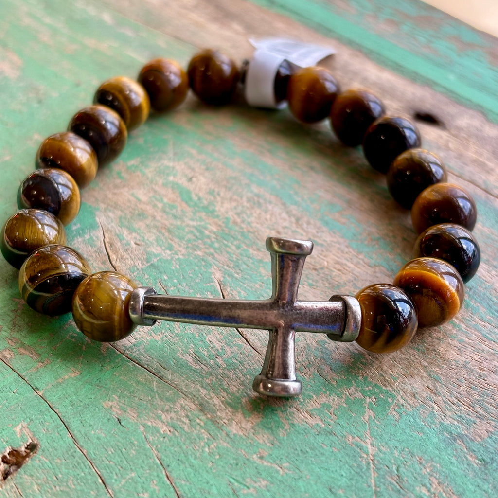 Men's Nail Cross Bracelet