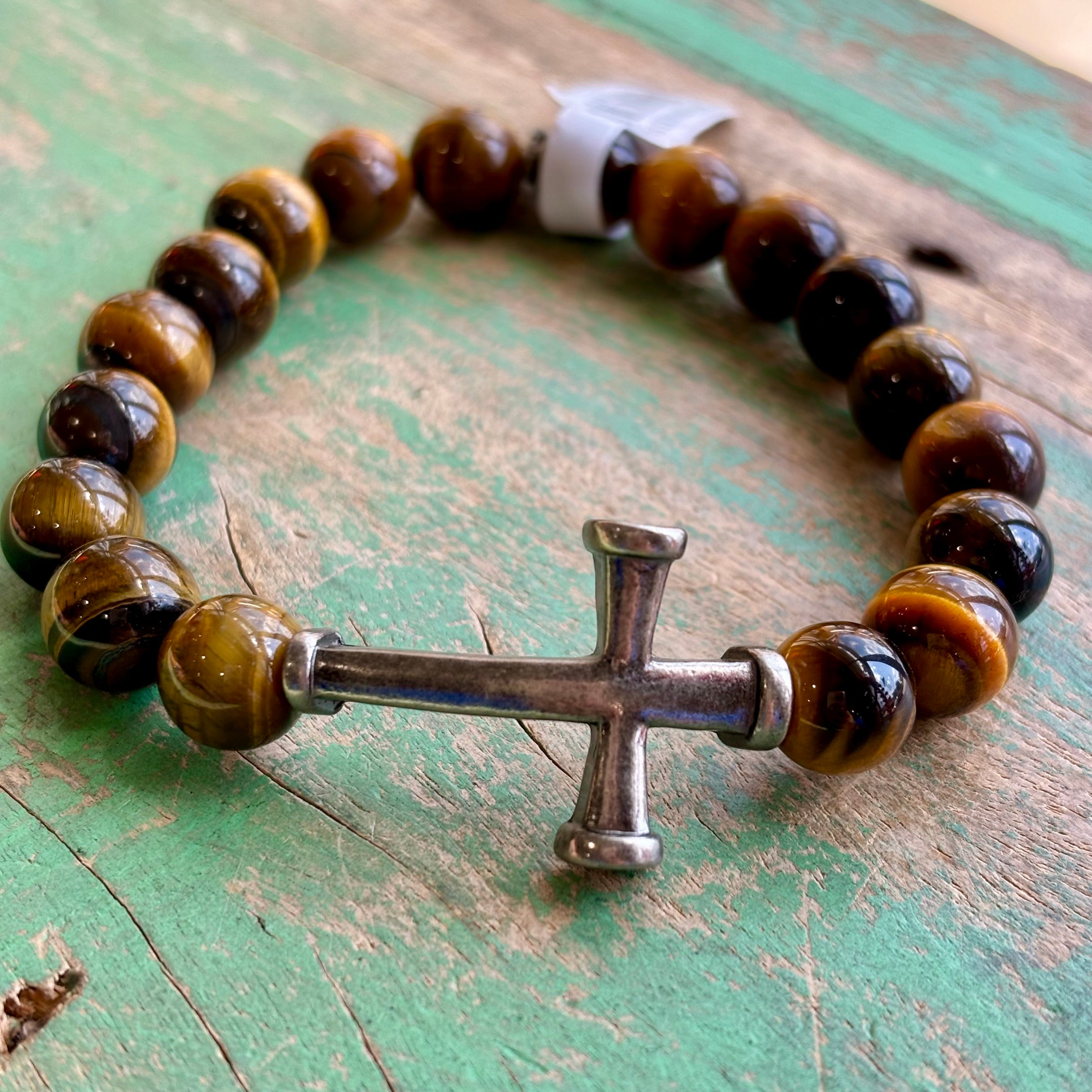 Men's Nail Cross Bracelet