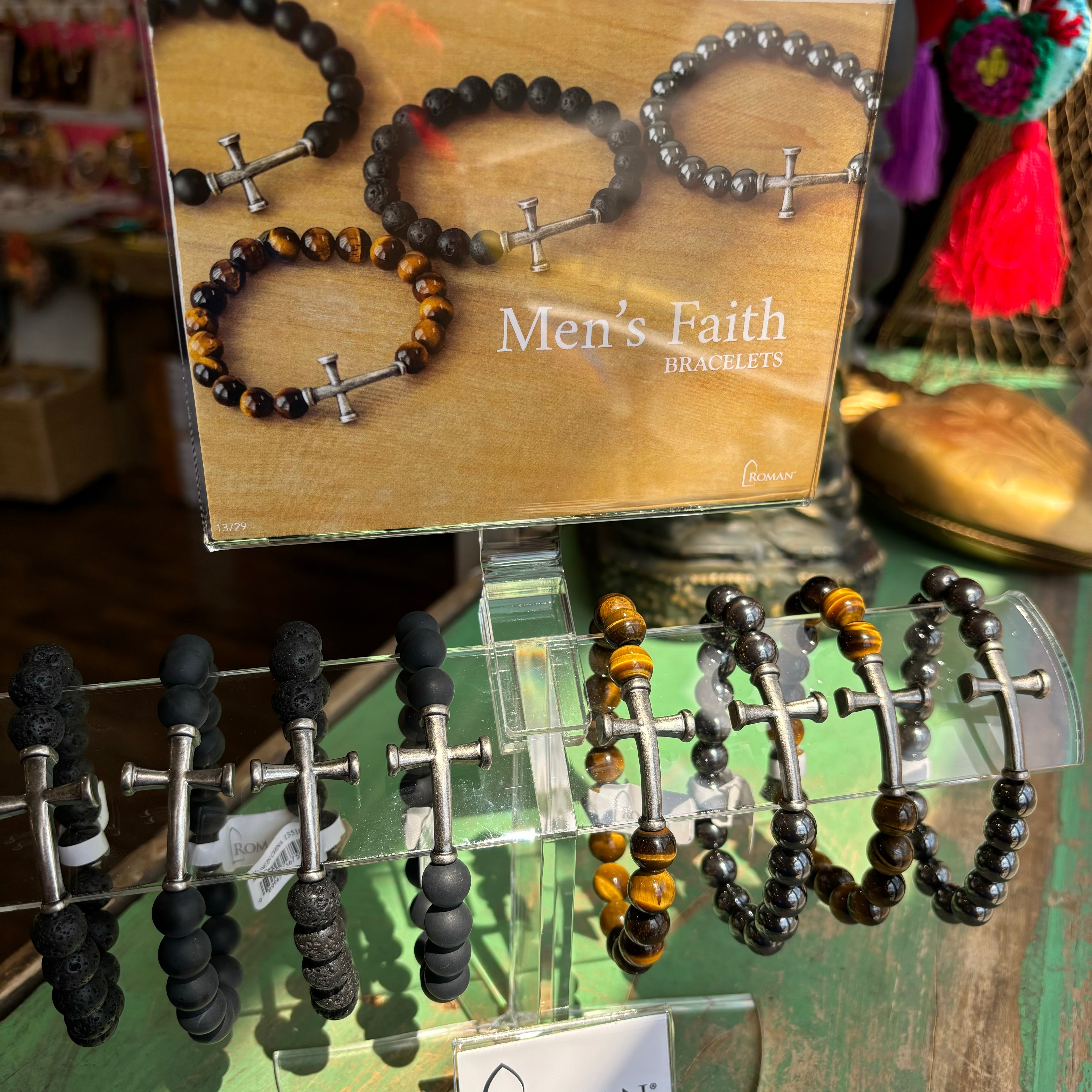 Men's Nail Cross Bracelet