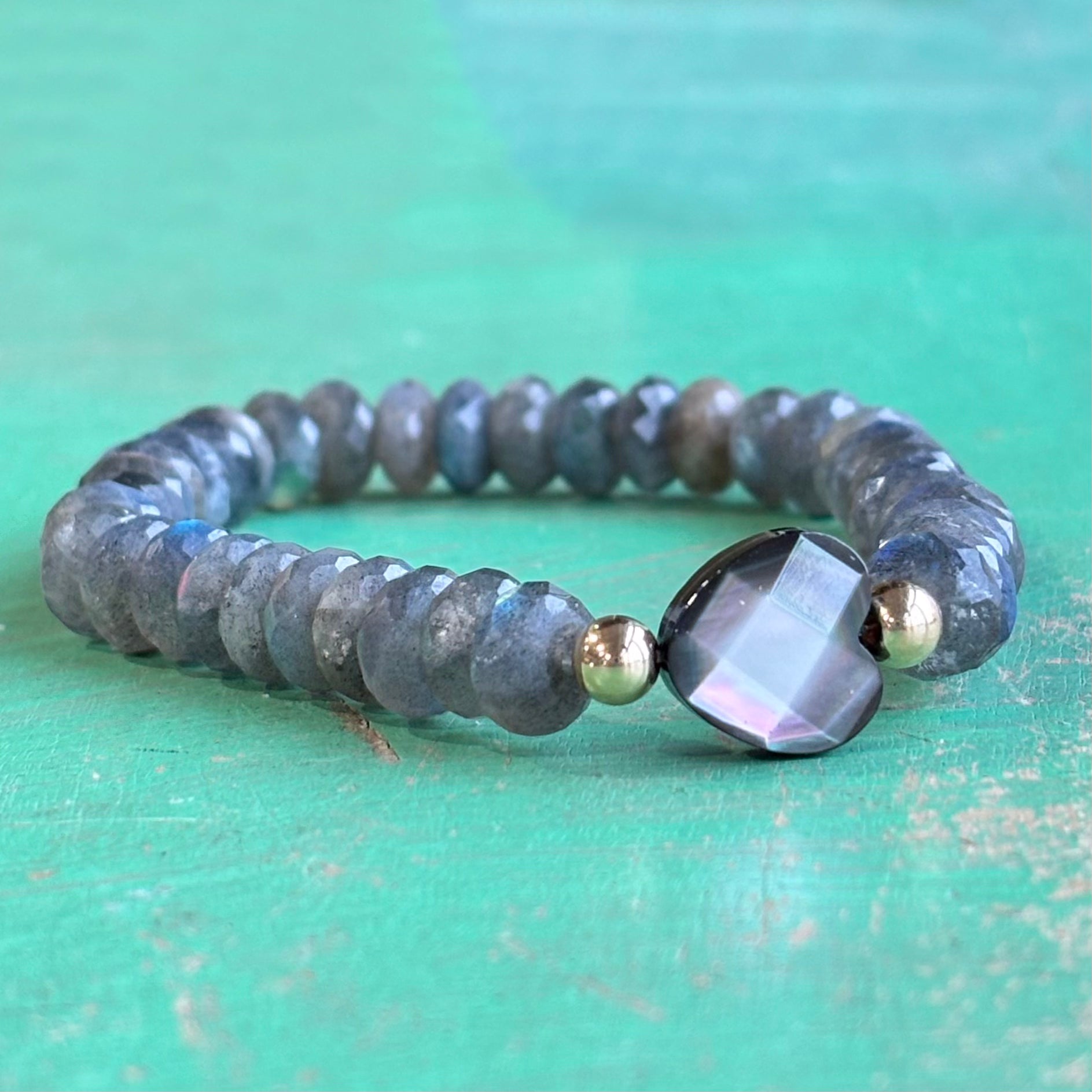 Labradorite Faith Bracelet
