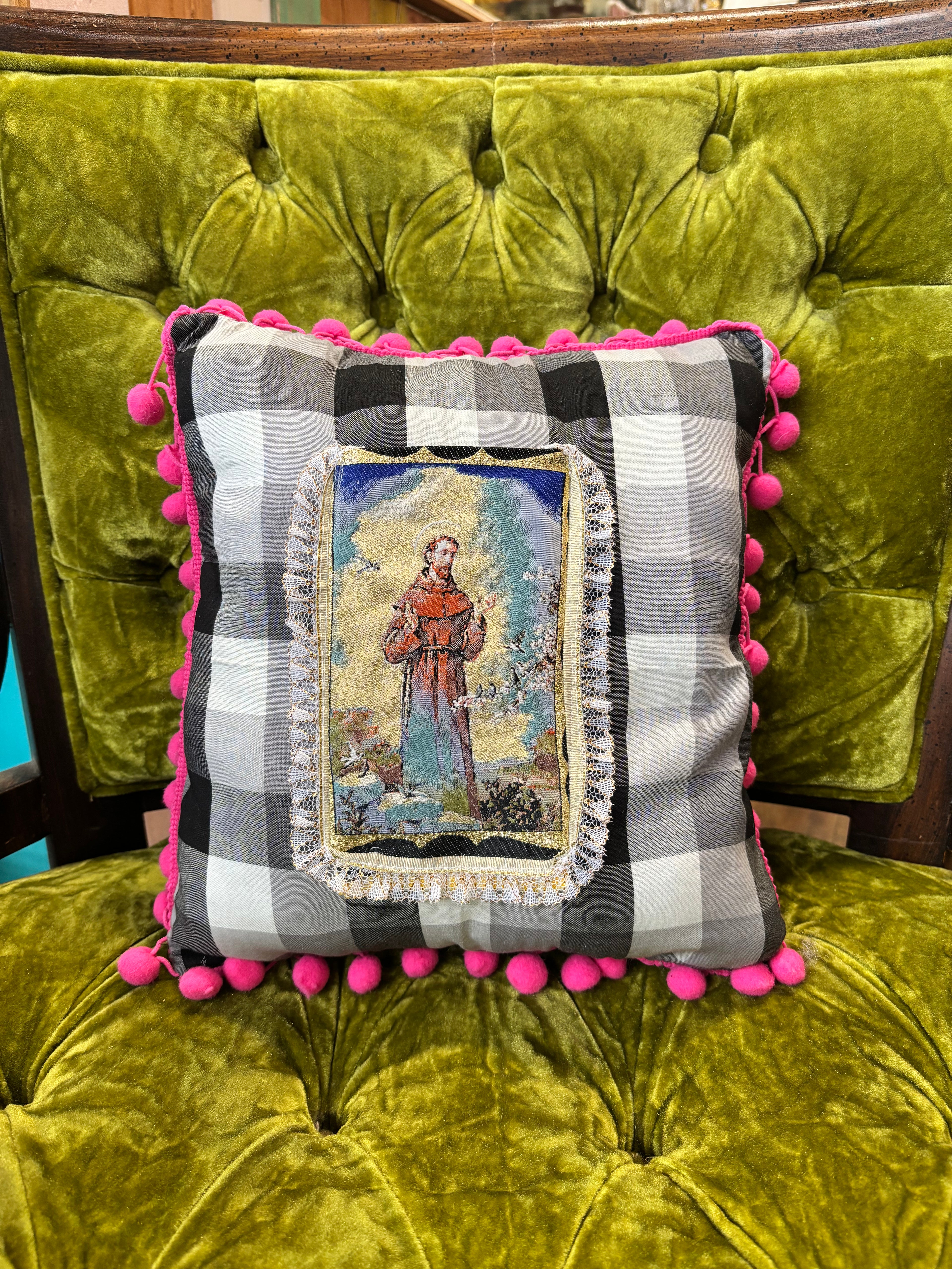 Saint Rosary Pillow