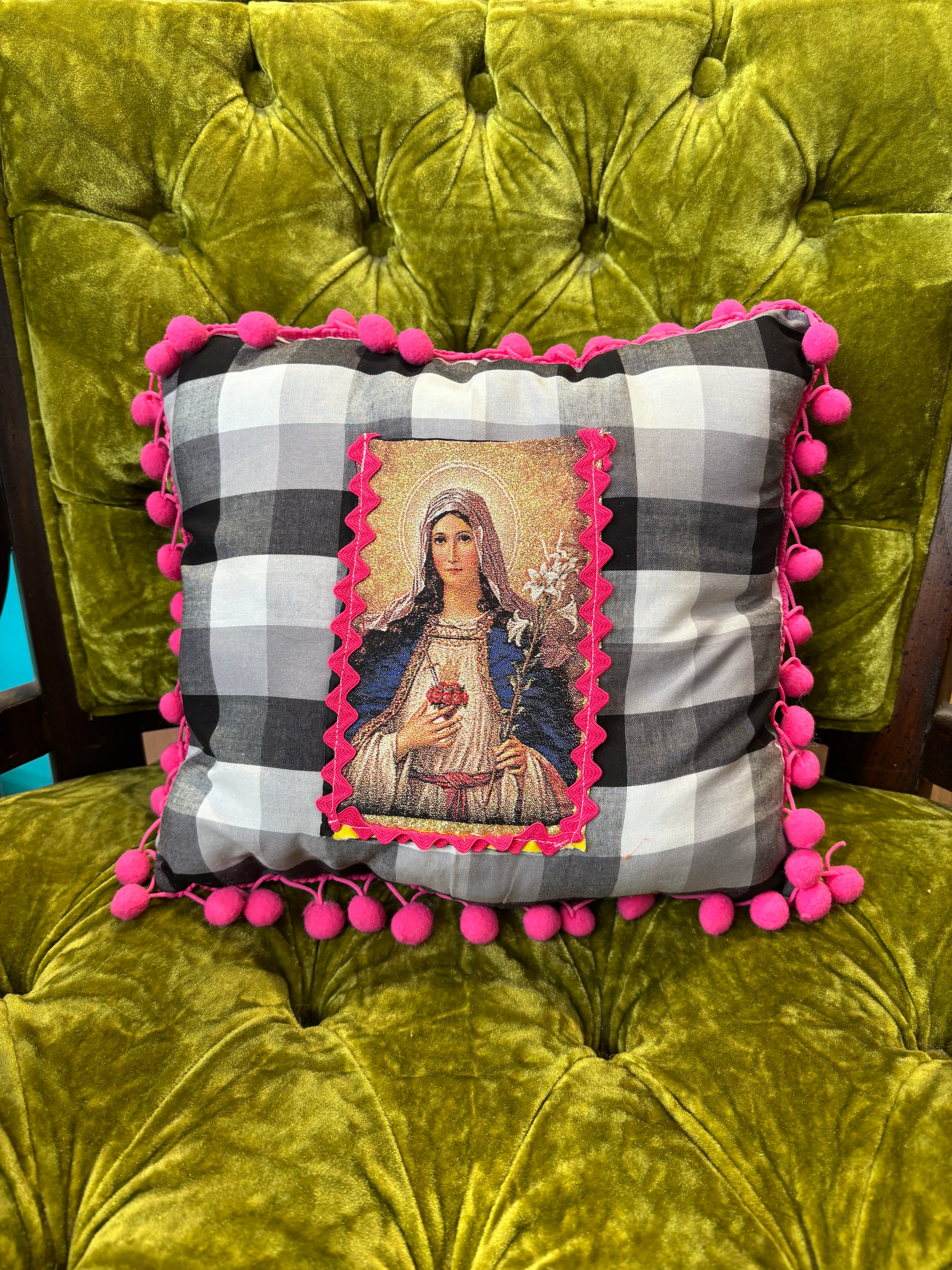 Saint Rosary Pillow