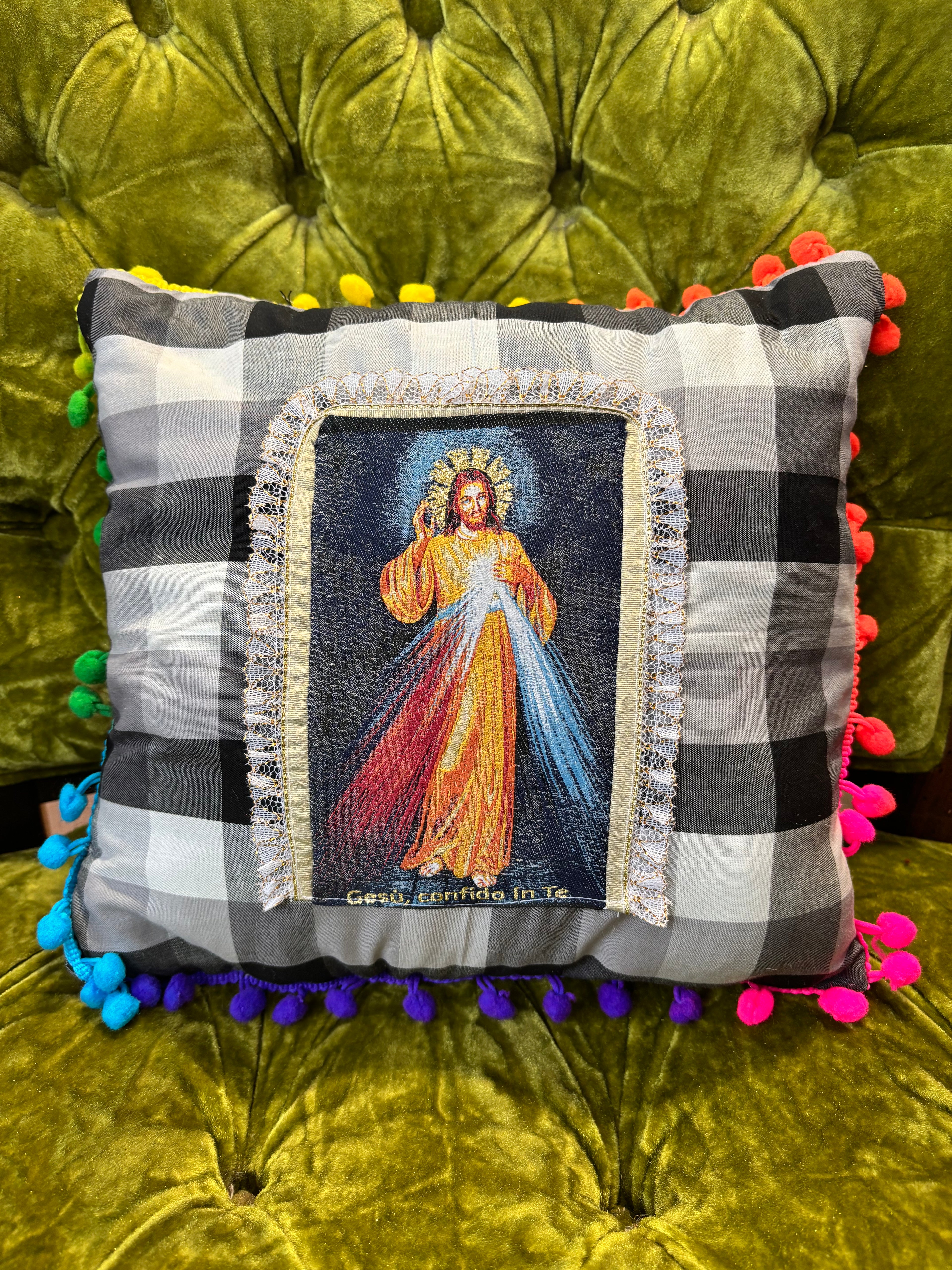 Saint Rosary Pillow