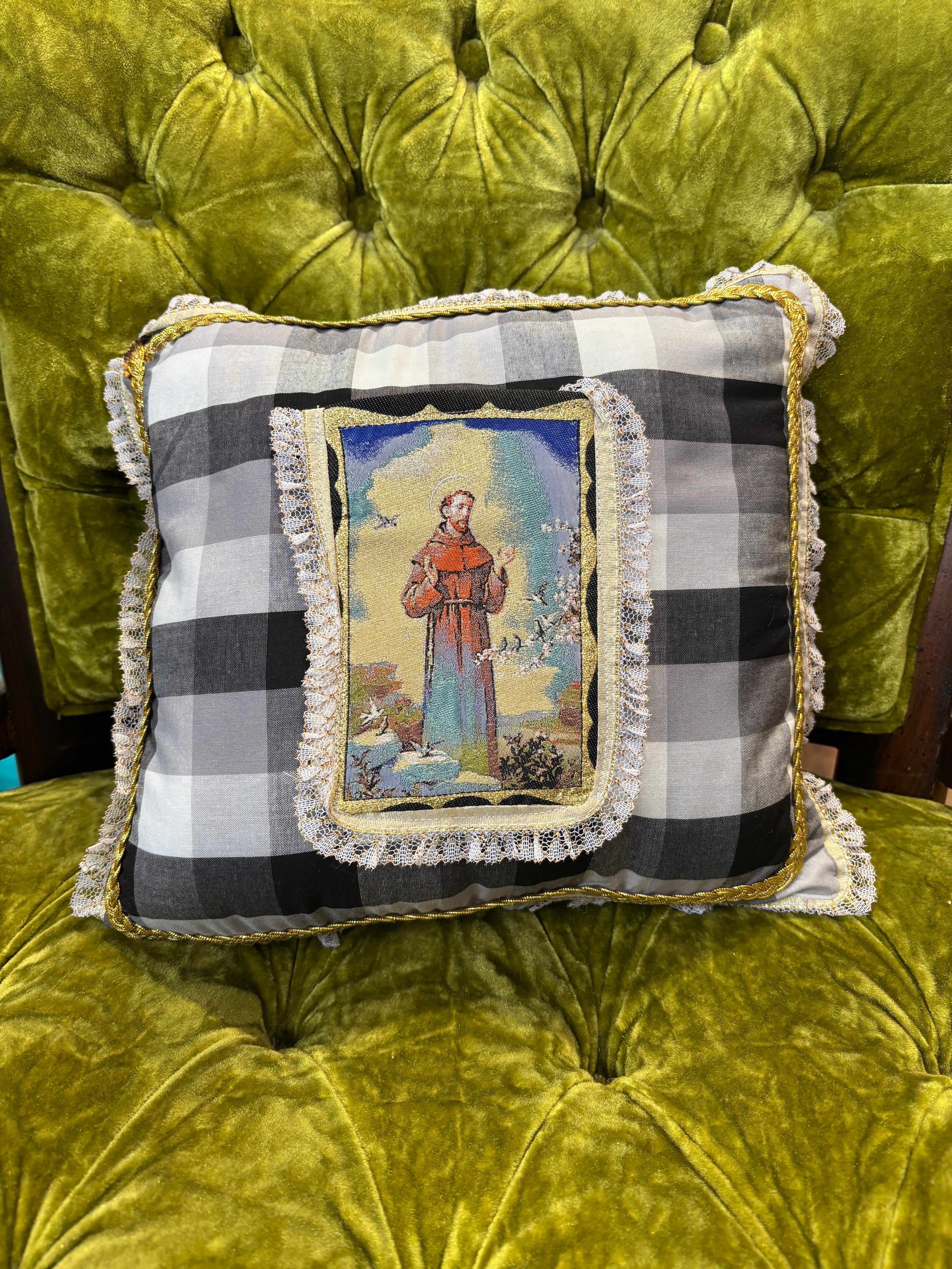 Saint Rosary Pillow