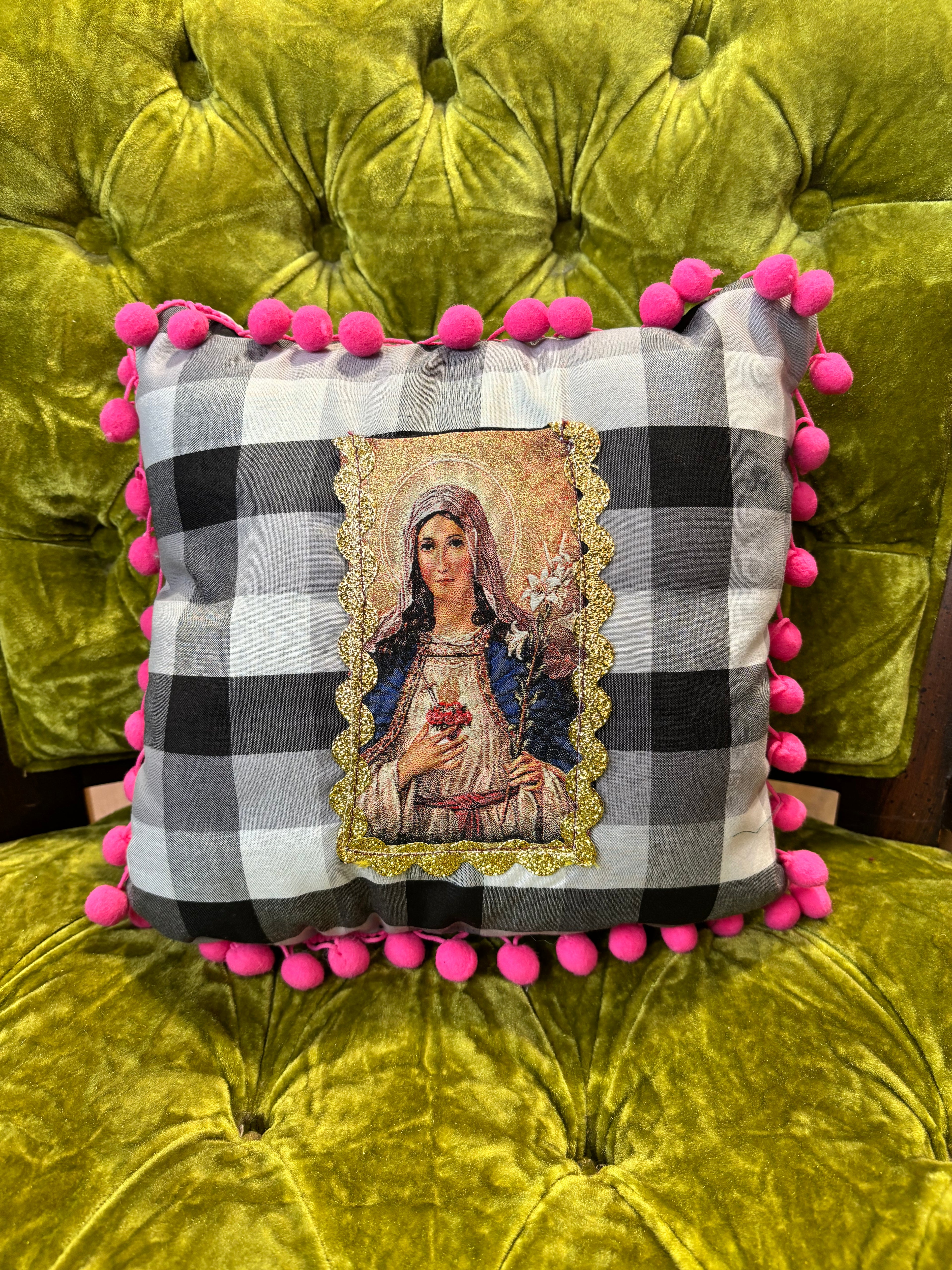 Saint Rosary Pillow