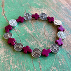 Cross Bead Blessings Bracelet