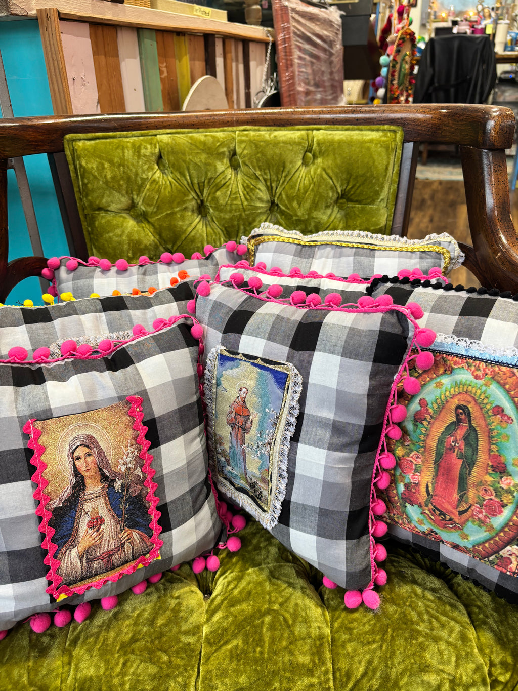 Saint Rosary Pillow
