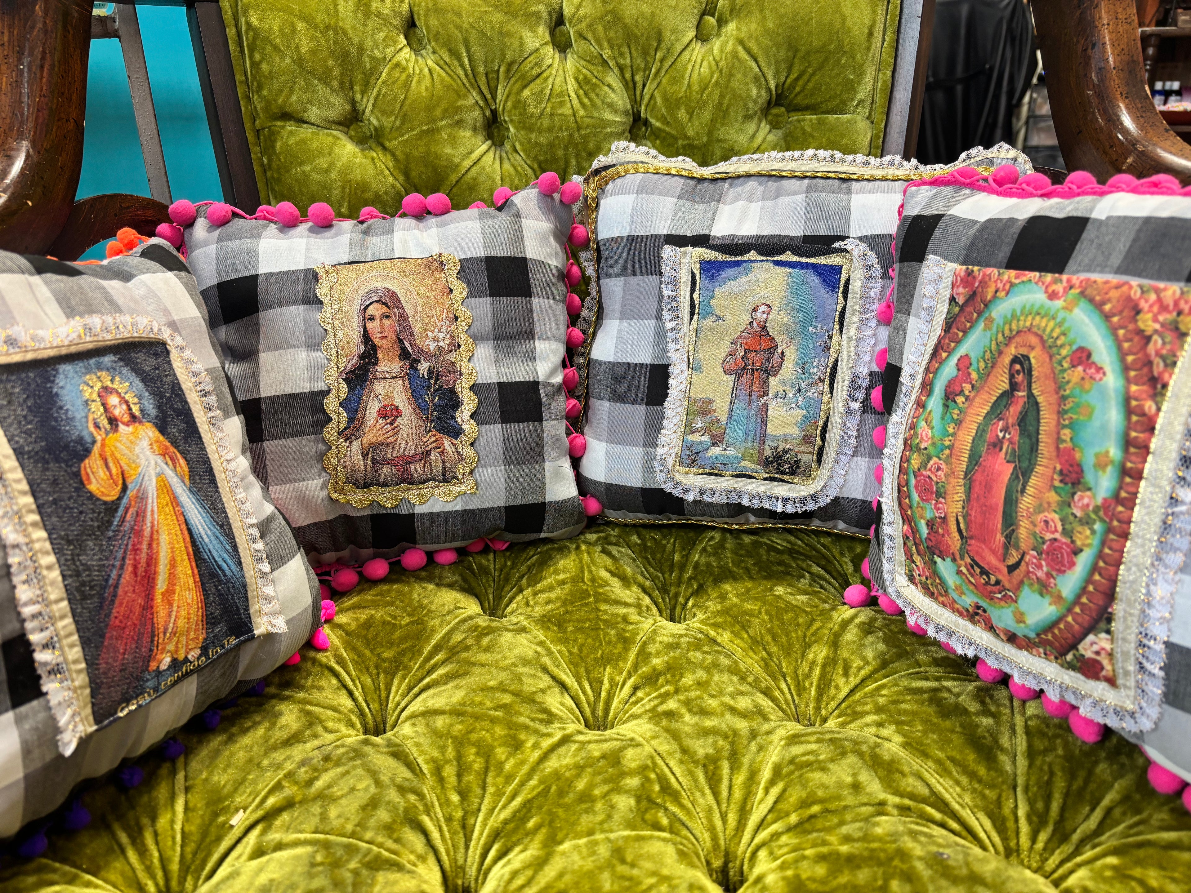 Saint Rosary Pillow