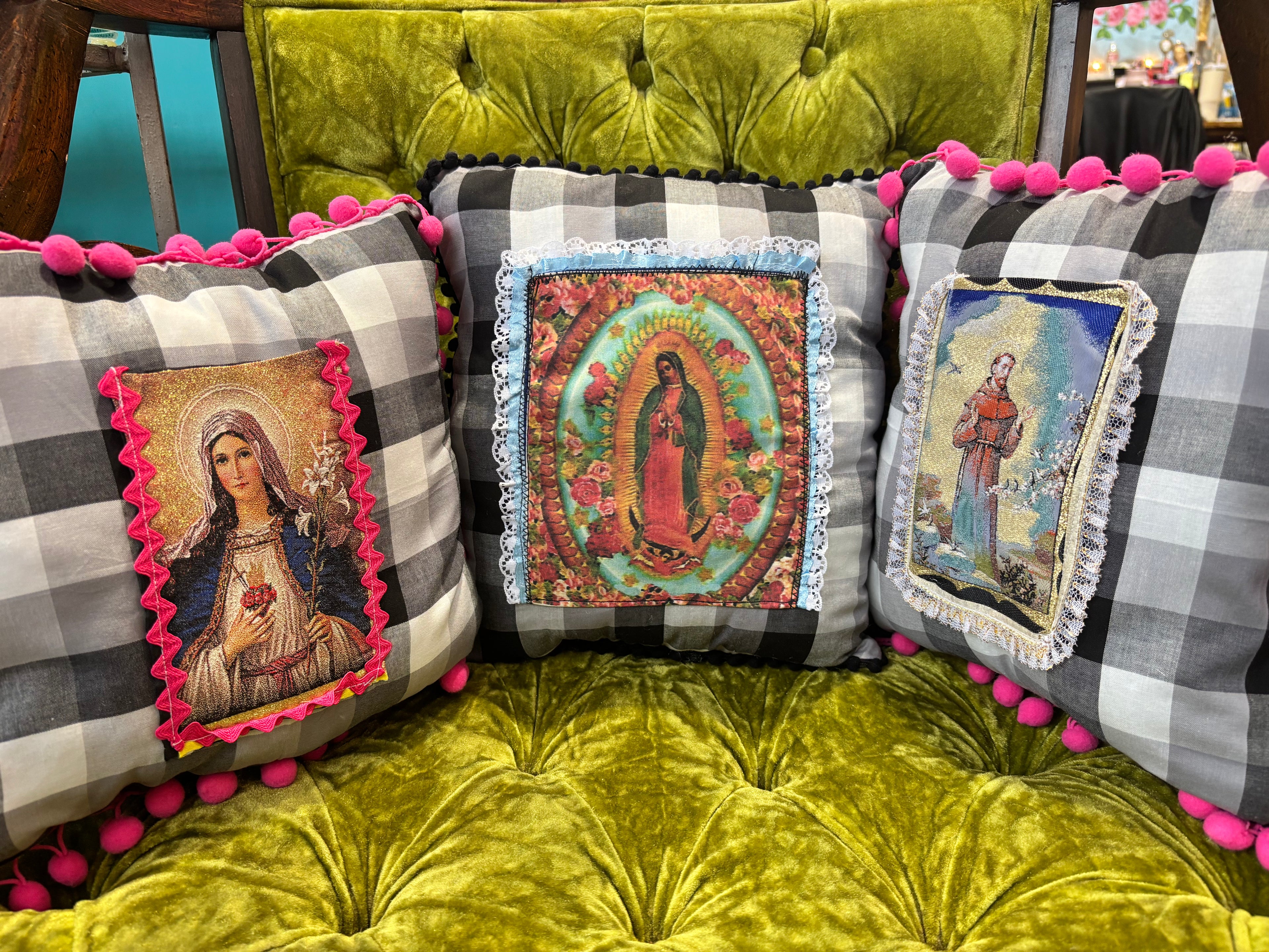Saint Rosary Pillow