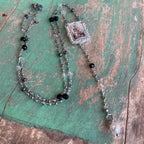 Our Lady of Mt Carmel Drop Necklace