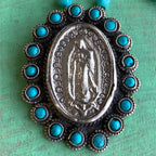 Tranquil Turquoise Virgencita Necklace