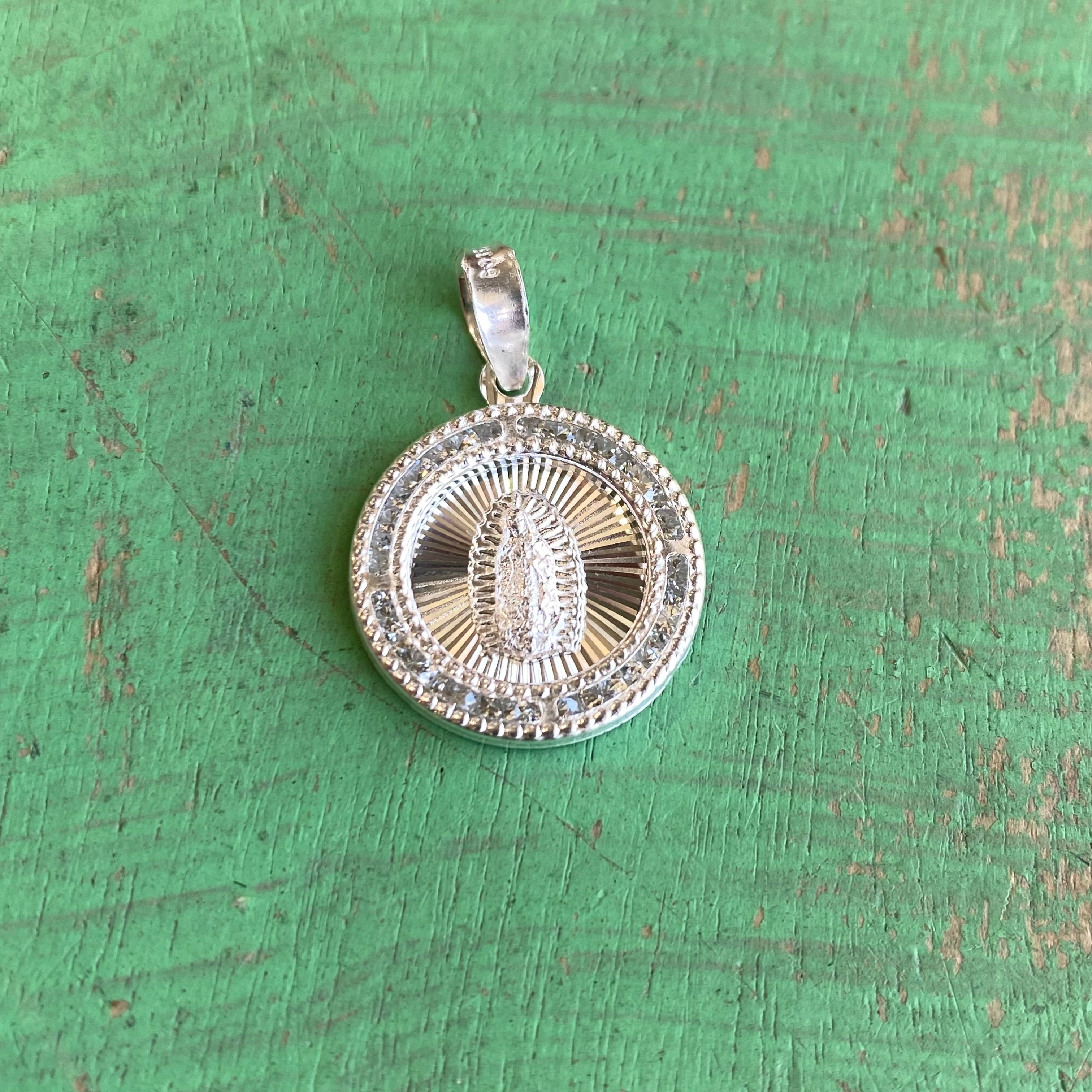 Sterling Silver Sparkle OLG Pendent