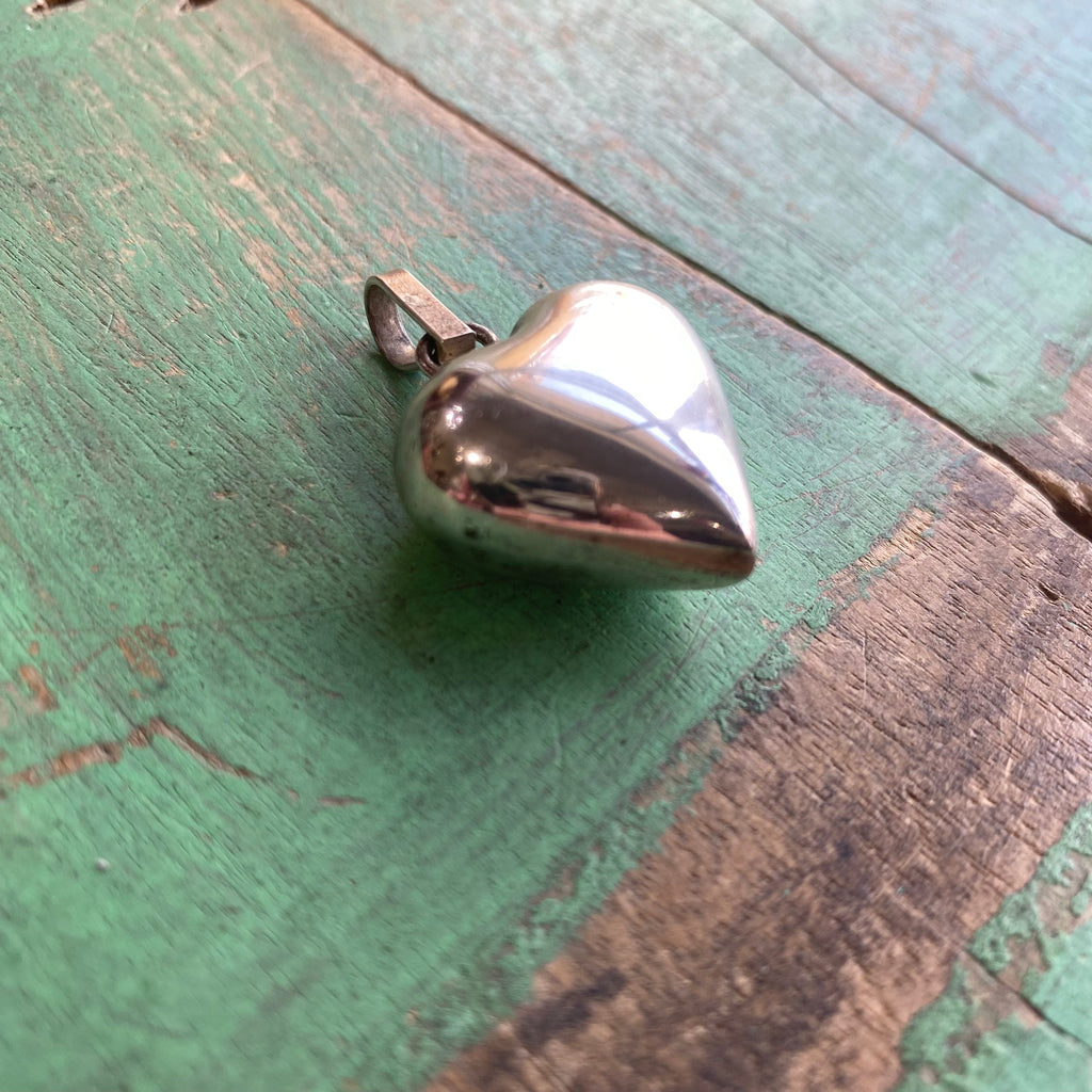 Sterling Silver Bubble Heart Charm