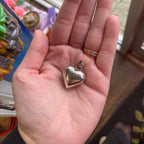 Sterling Silver Bubble Heart Charm