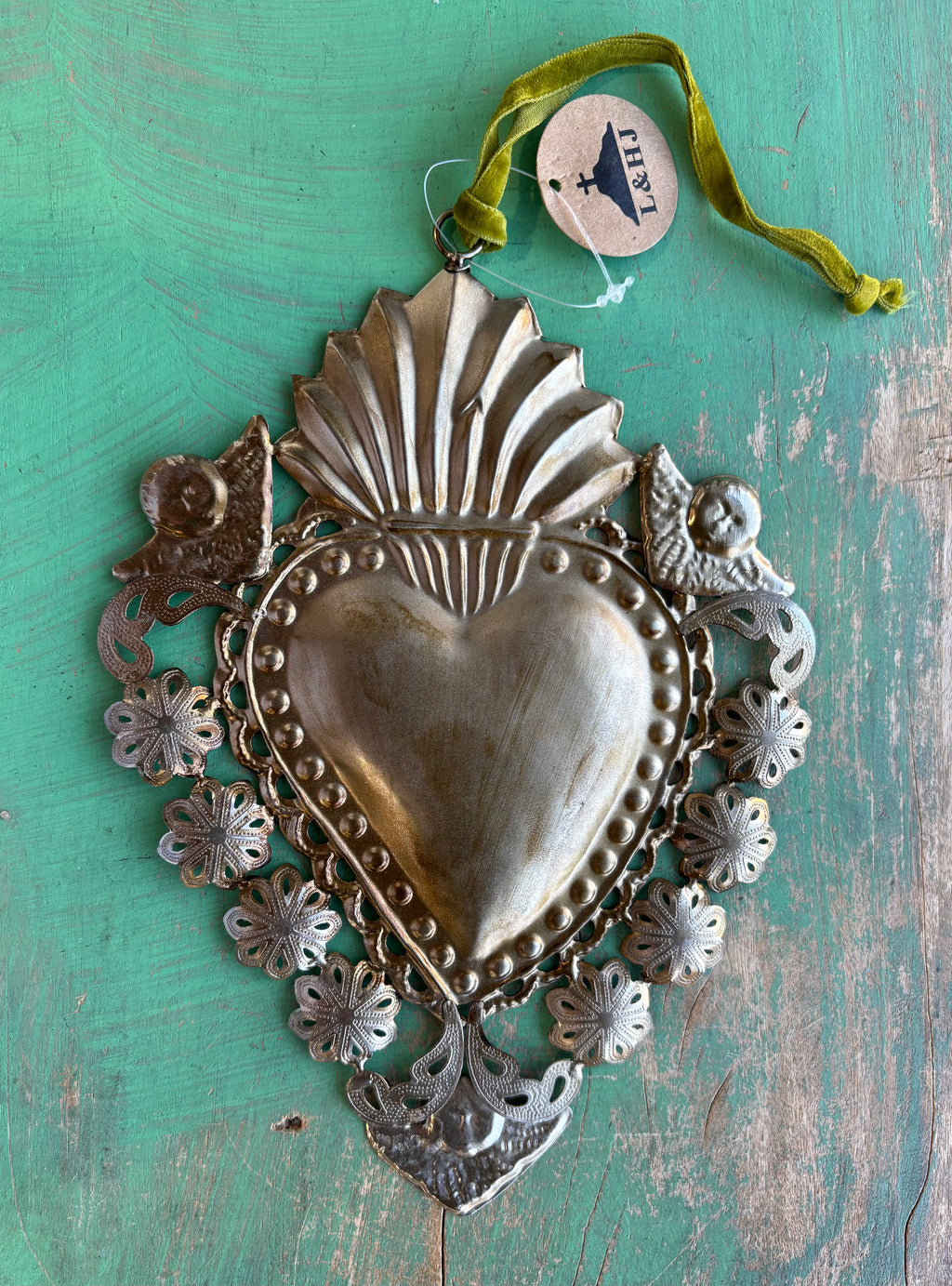 Angels Sacred Heart Ornament