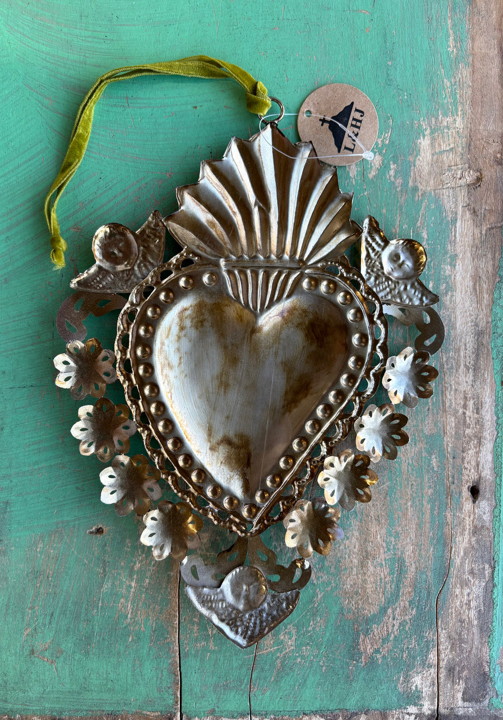 Angels Sacred Heart Ornament